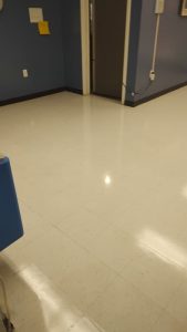 floor waxing for school