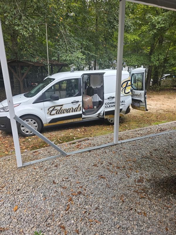 edwards commercial cleaning van