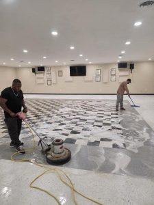 floor stripping and waxing